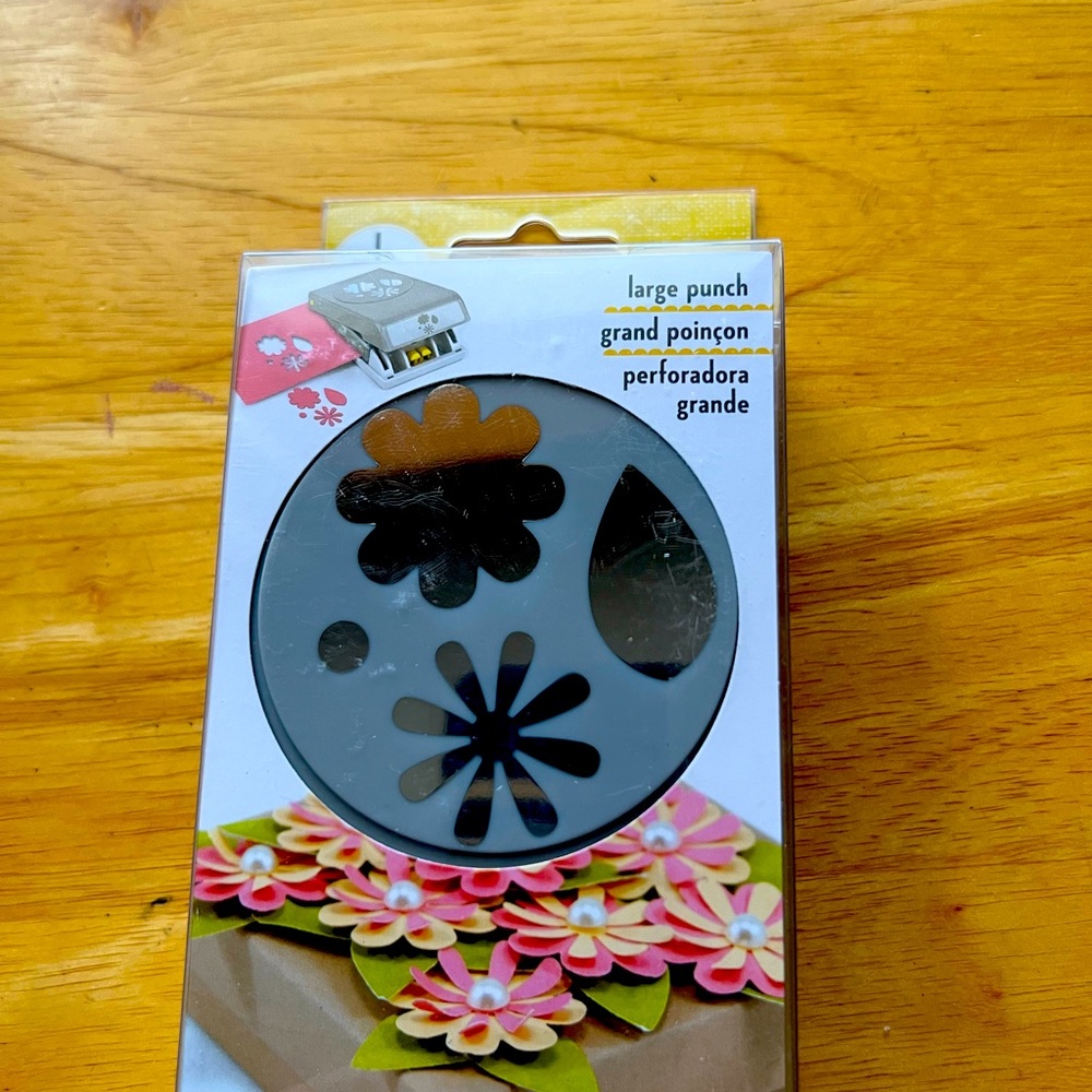 Paper punch. With free die